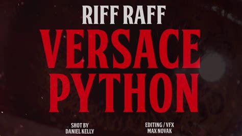 versace bathroom riff raff|Versace python freestyle lyrics.